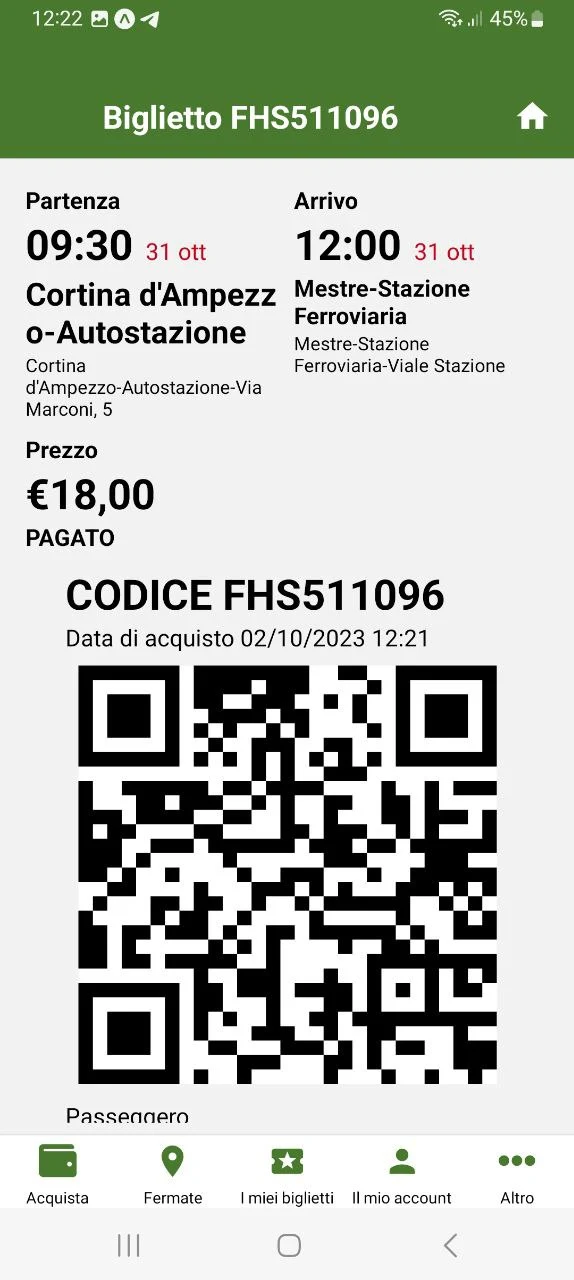 Cortina Express screenshot